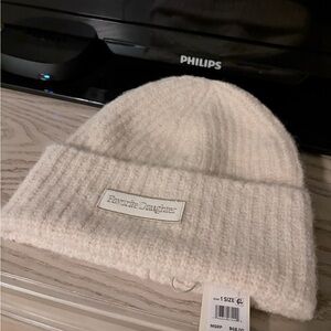 Favorite Daughter Soft Cream Knit Beanie